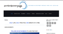 Desktop Screenshot of portlandpoweryoga.com