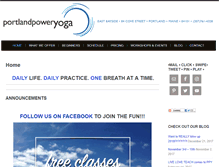 Tablet Screenshot of portlandpoweryoga.com